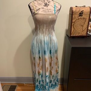 Lapis Butterfly Maxi Dress One Size